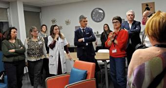 inauguration salle de soins de support