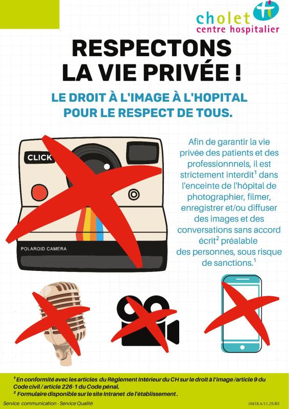 Affiche droit à l'image