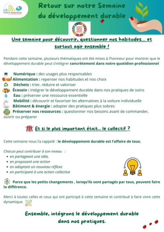 bilan semaine dd