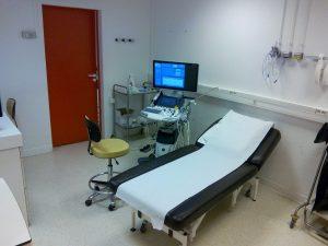 Salle d'échographie