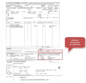 Modalités de paiement en ligne des frais hospitaliers