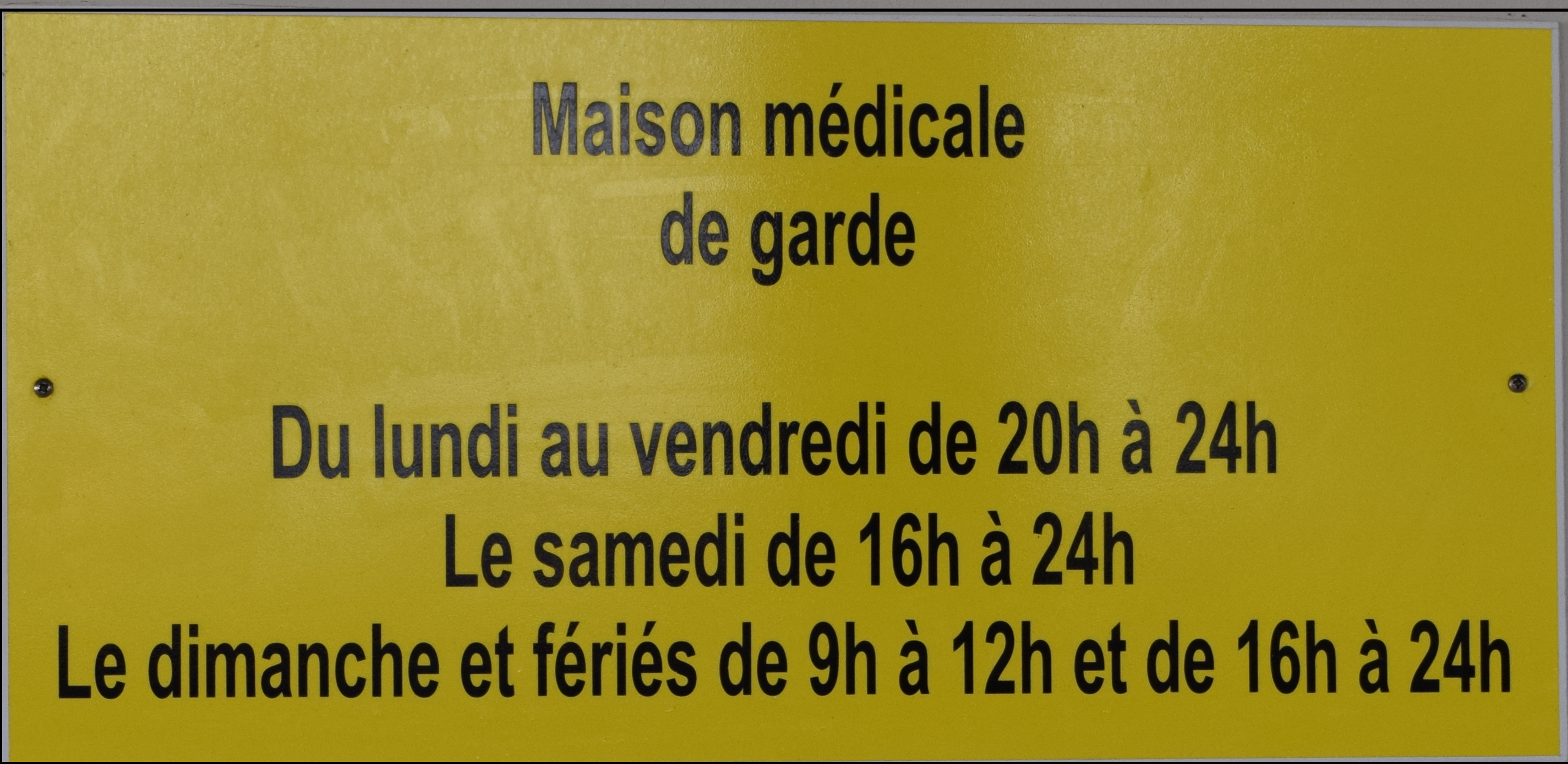 horaires maison medicale de garde centre hospitalier de cholet