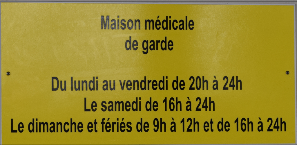 Horaires Maison médicale de garde