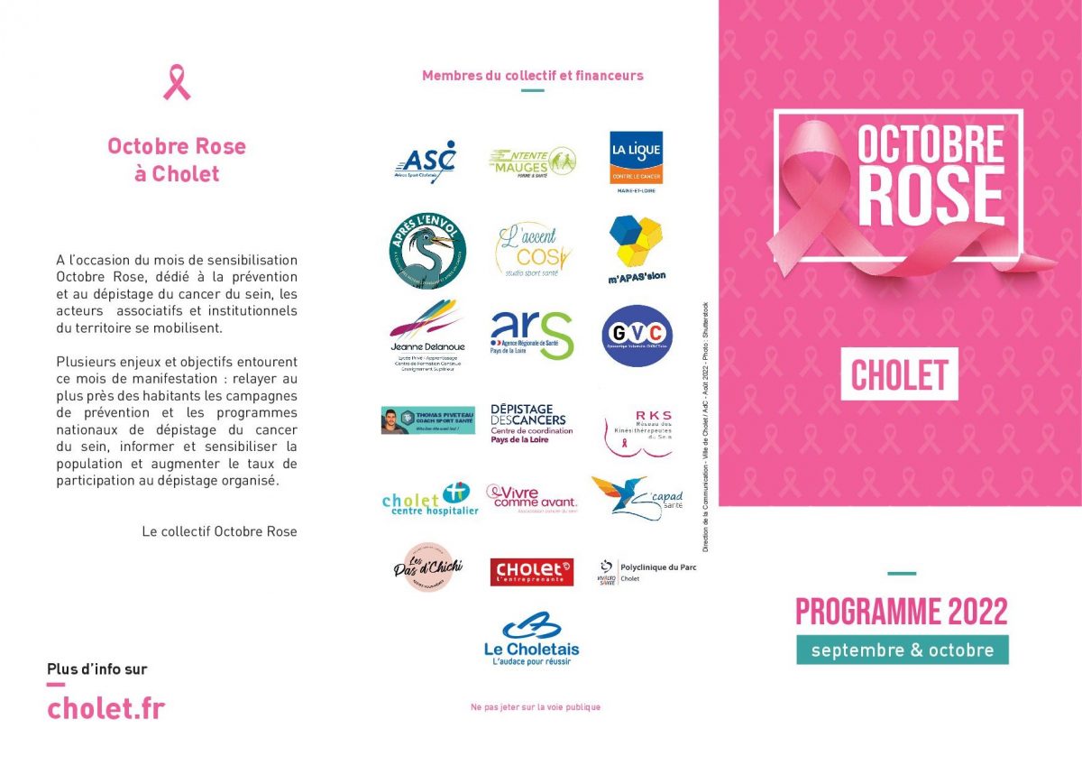 Octobre rose 2022 : Mois de la prévention et de l’information sur le cancer du sein