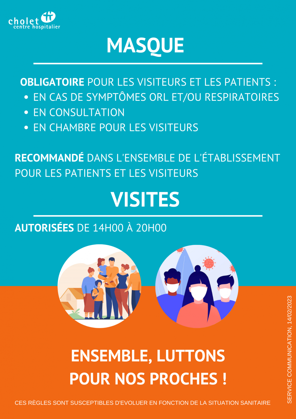 Evolution des mesures sanitaires