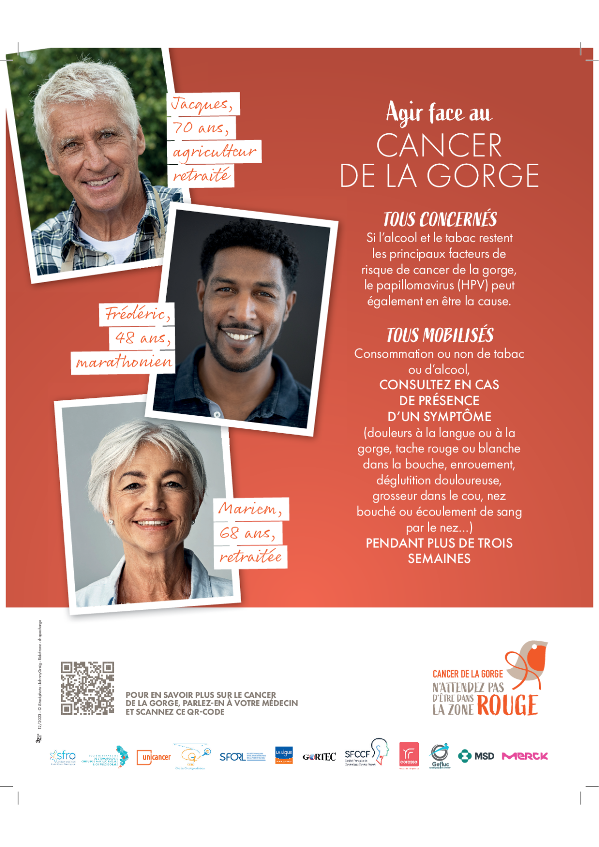 Campagne Rouge-Gorge contre les cancers de la gorge