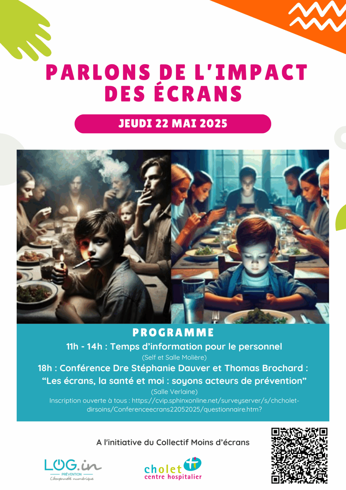 Parlons de l’impact des écrans : Jeudi 22 mai 2025