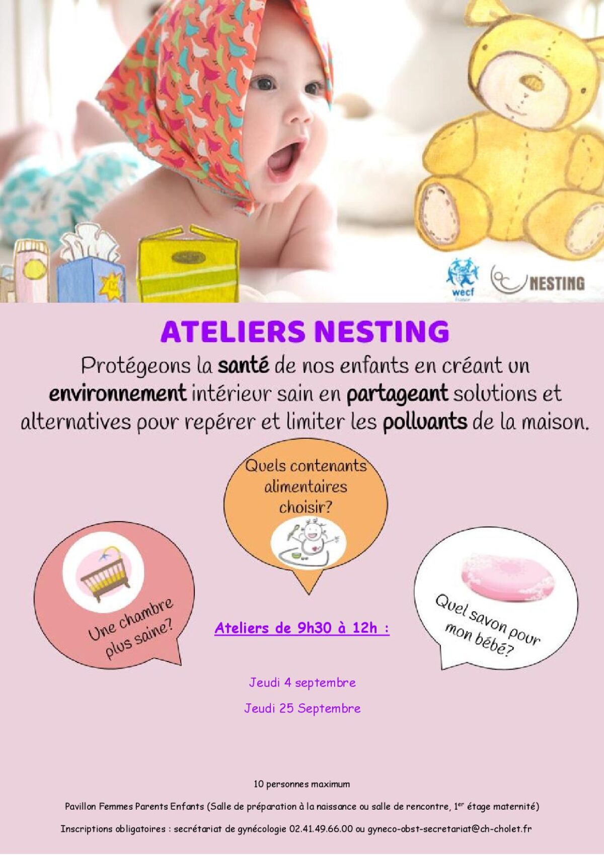 Ateliers NESTING à la maternité